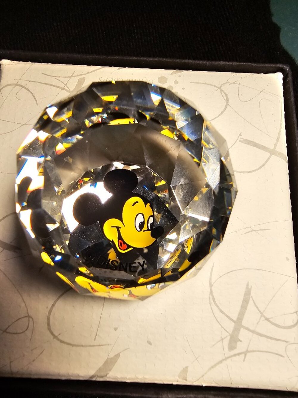 Swarovski Medium Sized Mickey Mouse Paperweight